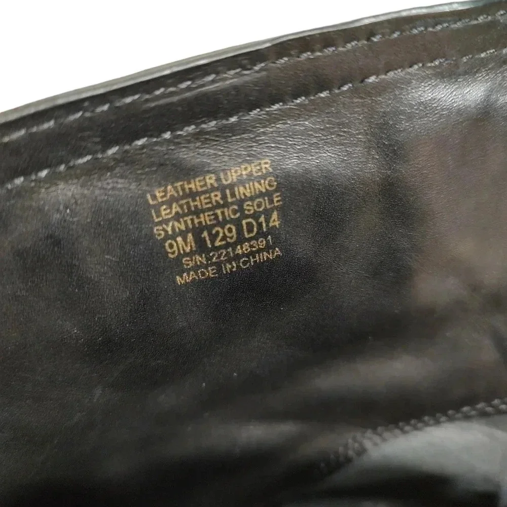 Tory Burch Selena Black Leather Ankle Boots 9
